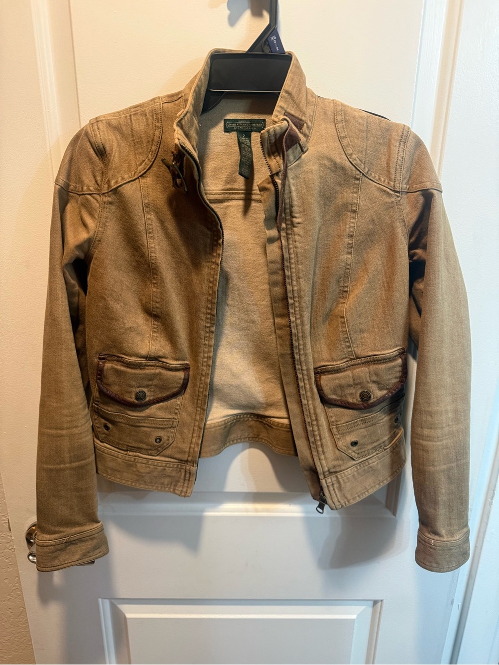 Ralph Lauren - Lauren Jeans Company Beige Jean Jacket